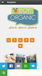 Mobile Screenshot of oboyorganic.com
