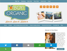 Tablet Screenshot of oboyorganic.com
